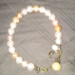 Vintage natural freshwater pearl bracelet